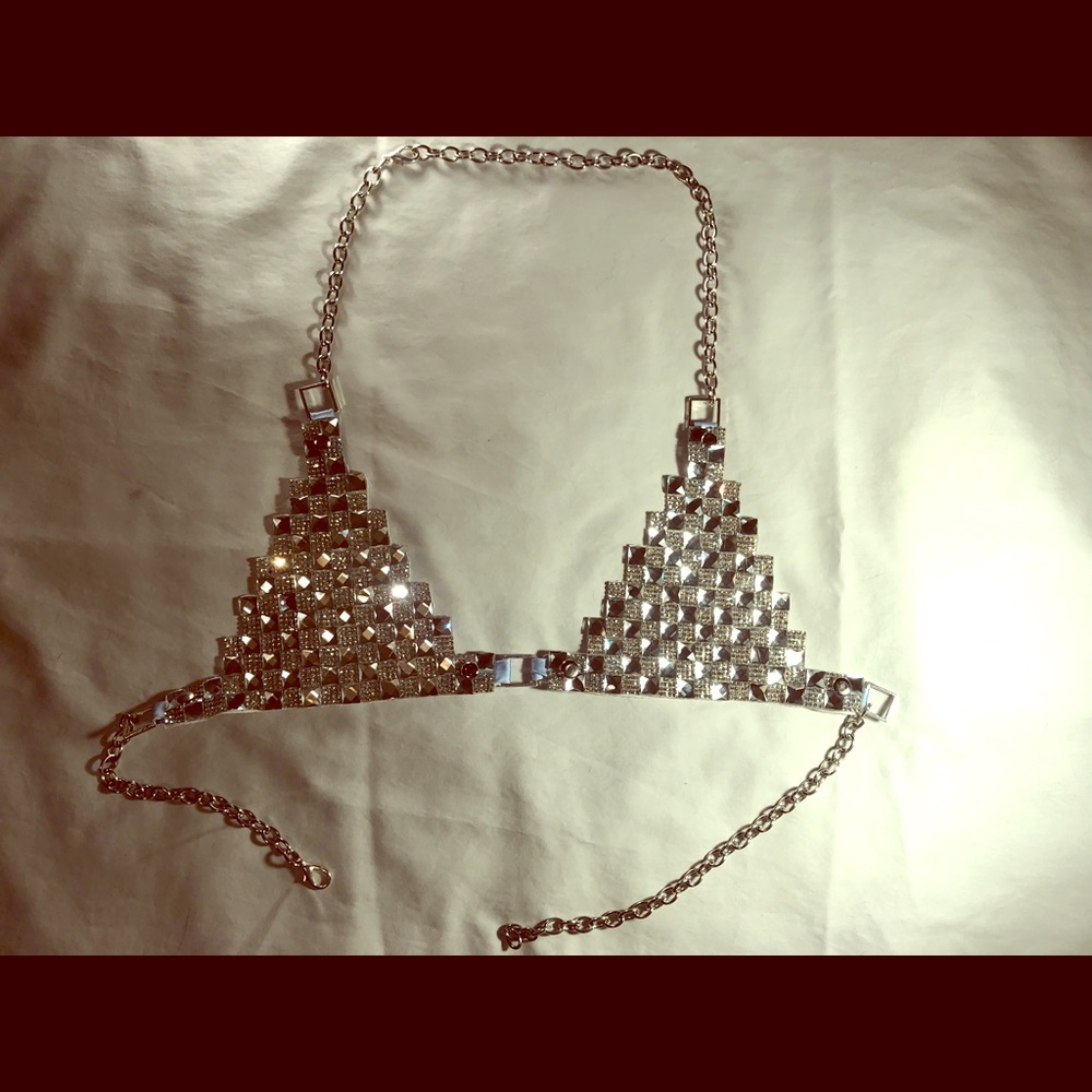 Gemstone festival bikini top